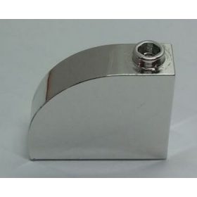   33243 Chrome Silver Brick, Modified 1 x 3 x 2 with Curved Top   Custom chromed by Bubul