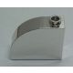 33243 Chrome Silver Brick, Modified 1 x 3 x 2 with Curved Top   Custom chromed by Bubul