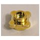 33291 Chrome Gold Plate, Round 1 x 1 with Flower Edge (4 Knobs) Part: 33291 or 28573 Custom Chromed by Bubul