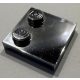 33909 | Chrome Titan Tile, Modified 2 x 2 with Studs on Edge | Custom Chromed by BUBUL