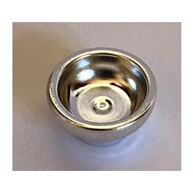   34172 Chrome Silver Minifigure, Utensil Bowl  Custom Chromed by BUBUL