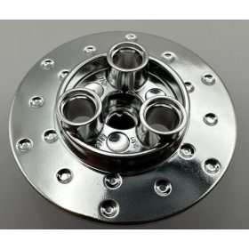   35189 | Chrome Silver Technic, Steering Wheel Hub 3 Pin Holes Round Brake disc | Custom Chromed by BUBUL