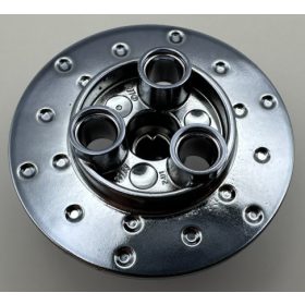   35189 | Chrome Titan Technic, Steering Wheel Hub 3 Pin Holes Round Brake disc | Custom Chromed by BUBUL
