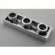 35459 | Chrome Silver Tile, Modified 1 x 3 Inverted with Hole | Custom Chromed by BUBUL
