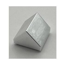   35464 Chrome Silver Slope 45 1 x 1 Double Custom Chromed by BUBUL