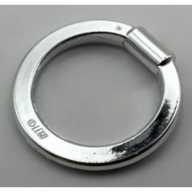   35485 | Chrome Silver Minifigure, Weapon Hoop Blade / Chakram | Custom Chromed by BUBUL