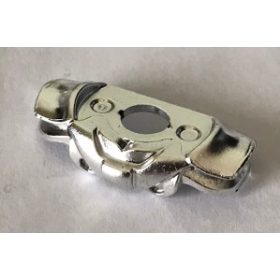   35635 Chrome Silver Minifigure Armor with 2 Flaps over Shoulders Custom Chromed by BUBUL