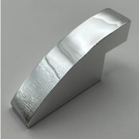   3573 | Chrome Silver Slope, Curved 4 x 1 x 1 2/3 | Custom Chromed by BUBUL