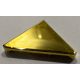35787 Chrome Gold Tile, Modified 2 x 2 Triangular Custom Chromed by BUBUL