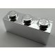 3622, 45505 | Chrome Silver Brick 1 x 3 | Custom Chromed by BUBUL