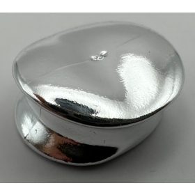   3624 Chrome Silver Minifig, Headgear Hat, Police Custom chromed by Bubul