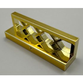 3633 Chrome Gold Fence 1 x 4 x 1 Custom Chromed by BUBUL