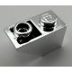 3665 Chrome Silver Slope, Inverted 45 2 x 1 Custom Chromed by BUBUL