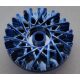 37195 Chrome BLUE Wheel Cover 28 Spoke - 18mm D. - for Wheel 56145  37195 Custom Chromed by BUBUL
