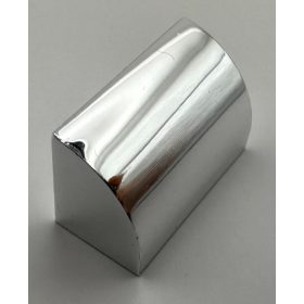   37352 | Chrome Silver Brick, Modified 1 x 2 x 1 No Studs, Curved Top | Custom Chromed by BUBUL