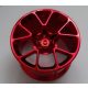 35187 Chrome RED Wheel 62.3mm D. x 42mm Technic Racing Large part: 37383 or 35187 Custom Chromed by Bubul Bugatti rim