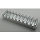 3743 Chrome Silver Technic, Gear Rack 1 x 4  Custom chromed by BUBUL