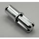 3749 Chrome Silver Technic, Axle Pin without Friction Ridges Lengthwise  3749 or 6562  Custom chromed by BUBUL