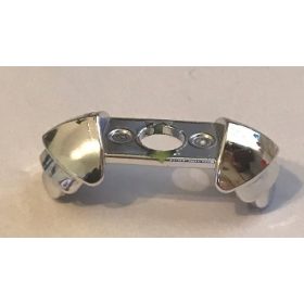   37614 Chrome Silver Minifigure Armor Shoulder Pads Ridged Custom Chromed by BUBUL