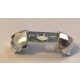 37614 Chrome Silver Minifigure Armor Shoulder Pads Ridged Custom Chromed by BUBUL