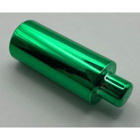   37762 Chrome Green Minifigure, Utensil Candle Custom chromed by Bubul