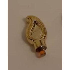 37775 Chrome Gold Candle Flame  Custom Chromed by BUBUL