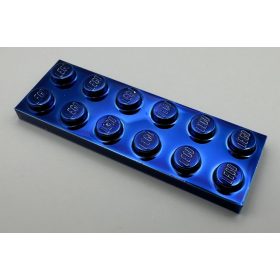 3795 | Chrome Blue Plate 2 x 6  | Custom Chromed by BUBUL