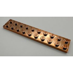 3832 Chrome Copper  Plate 2 x 10 Custom Chromed by BUBUL