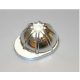 3833 Chrome Silver Minifig, Headgear Construction Helmet   Custom chromed by Bubul