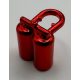 3838 Chrome Red Minifigure Airtanks Custom Chromed by BUBUL