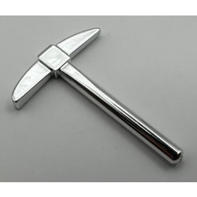   3841 Chrome Silver Minifig, Utensil Pickaxe Custom Chromed by BUBUL