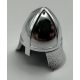 Chrome Silver Minifig, Headgear Helmet Castle with Neck Protector   Part:3844 chromed by Bubul
