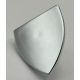 3846 Chrome Silver Minifig, Shield Triangular  Custom chromed by Bubul