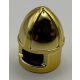 3896 Chrome Gold Minifig, Headgear Helmet Castle with Chin Guard  Custom Chromed by Bubul