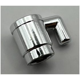   Chrome Silver Minifig, Utensil Cup  3899 or 6264 Custom chromed by Bubul