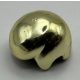 3901 Chrome Gold Minifig, Headgear Hair Male  Custom Chromed by Bubul