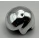Chrome Silver Minifig, Headgear Hair Male Part:3901 chromed by Bubul