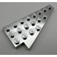 3934 Chrome Silver Wedge, Plate 8 x 4 Wing Right Custom chromed by Bubul