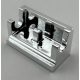 3937 Chrome Silver Hinge Brick 1 x 2 Base  Custom Chromed by BUBUL