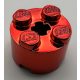 3941 | Chrome Red Brick, Round 2 x 2  | Custom Chromed by Bubul