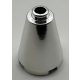 3942 Chrome Silver Cone 2 x 2 x 2 - Completely Open Stud   Part:3942c Custom chromed by Bubul