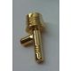 3959 Chrome Gold Minifig, Utensil Space Gun / Torch   Custom Chromed by Bubul