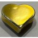 39739 Chrome Gold Tile, Round 1 x 1 Heart Custom Chromed by BUBUL