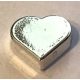 39739 Chrome Silver Tile, Round 1 x 1 Heart Custom Chromed by BUBUL
