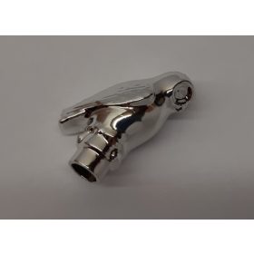   40232 | Chrome Silver Owl Large, Rounded Features | Custom Chromed by Bubul
