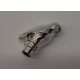 40232 | Chrome Silver Owl Large, Rounded Features | Custom Chromed by Bubul