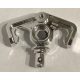 40598b Chrome Silver Minifigure, Weapon Grappling Hook Tip Custom Chromed by BUBUL