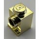 4070 Chrome Gold Brick, Modified 1 x 1 with Headlight Custom Chromed by BUBUL