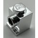 4070 Chrome Silver Brick, Modified 1 x 1 with Headlight  4070 Custom Chromed by BUBUL