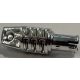 41532 Chrome Silver Hinge Cylinder 1 x 3 Locking with 1 Finger and Pin with Round Hole and Friction Ridges on Ends or 57697 Custom Chromed by BUBUL